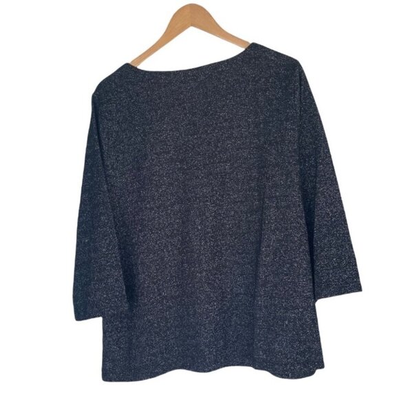 WEEKENDS by Chico’s Knit Jersey Top with zipper detail, Great condition - Picture 2 of 6